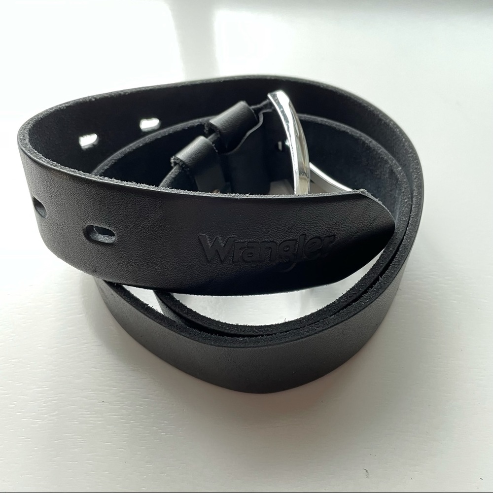 Wrangler Genuine Leather Men’s Belt Black